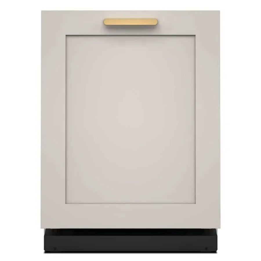 Lavavajillas de dos rejillas con sistema de secado con puerta abierta y panel listo para usar, 44 dBA