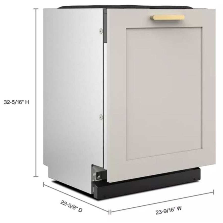 Lavavajillas Empotrable con Descarga Y Sistema De Secado Automático Listo Para Panel KitchenAid 24"