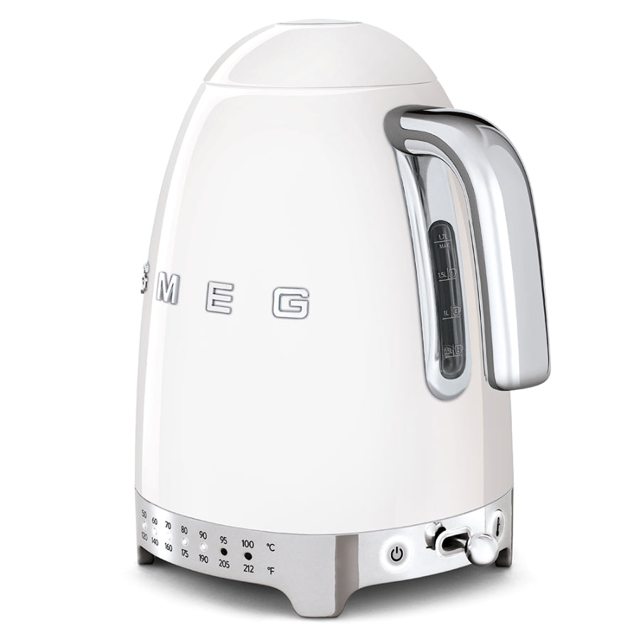 Tetera electrica Smeg variable Blanco