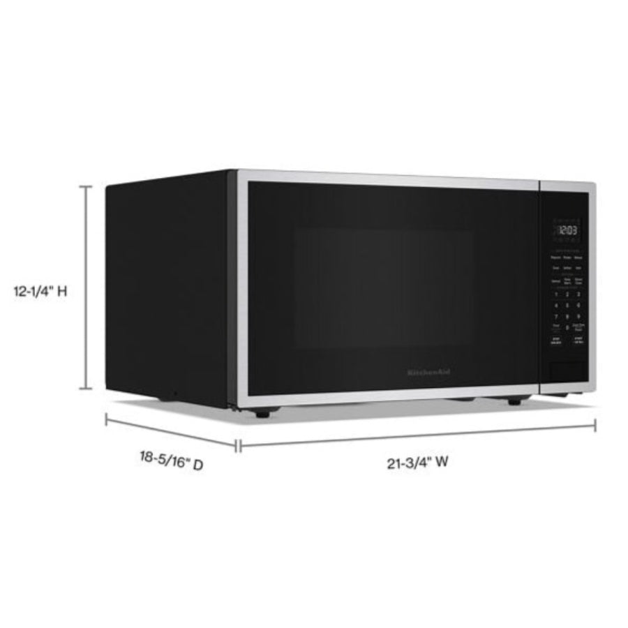 Microondas De Encimera KitchenAid Acabado PrintShield Inoxidable 22"
