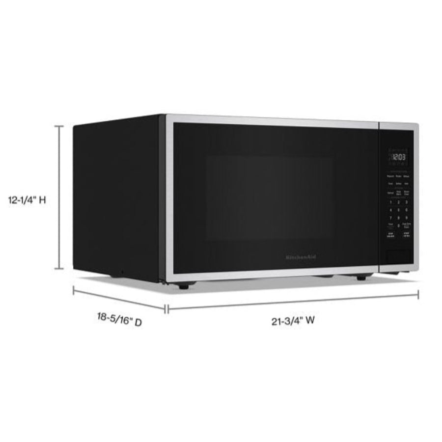 Microondas De  Encimera KitchenAid Acabado PrintShield Inoxidable 24"