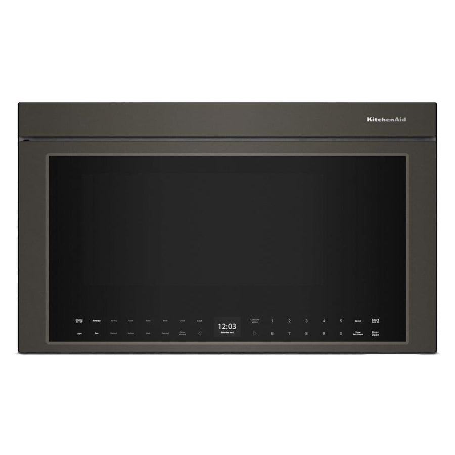 Horno Microondas Multifunción Empotrable KitchenAid 30" Color Mineral Negro
