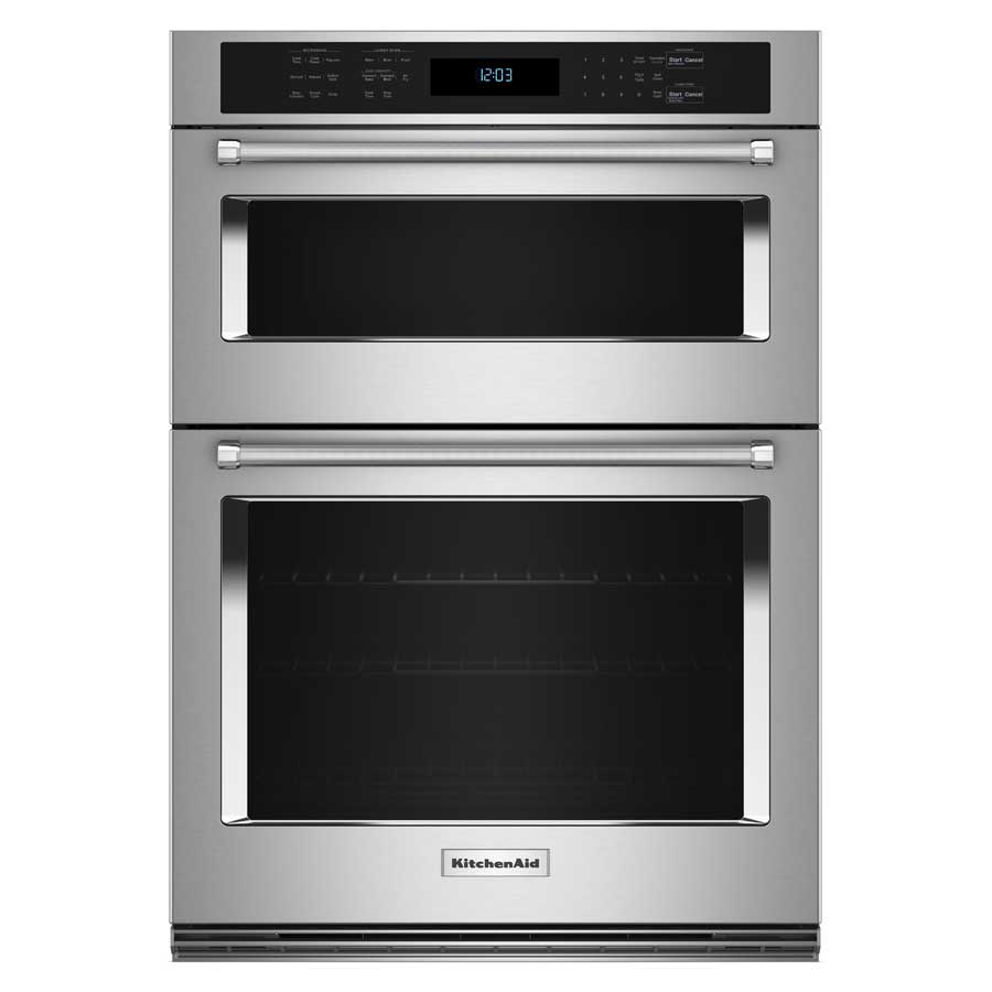 Hornos de pared combinados KitchenAid de 30" con modo Air Fry