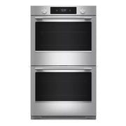 Horno Doble Eléctrico Inteligente De Pared Con Modos De Cocción Asistida KitchenAid 27" Acabado PrintShield™ Acero Inoxidable