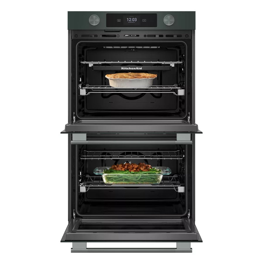 Horno Eléctrico Doble Inteligente De Pared Con Modos De Cocción Asistida KitchenAid 30" Color Jupiner