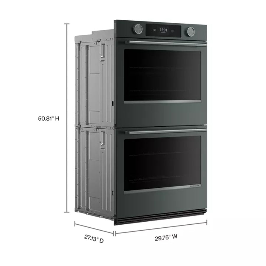 Horno Eléctrico Doble Inteligente De Pared Con Modos De Cocción Asistida KitchenAid 30" Color Jupiner