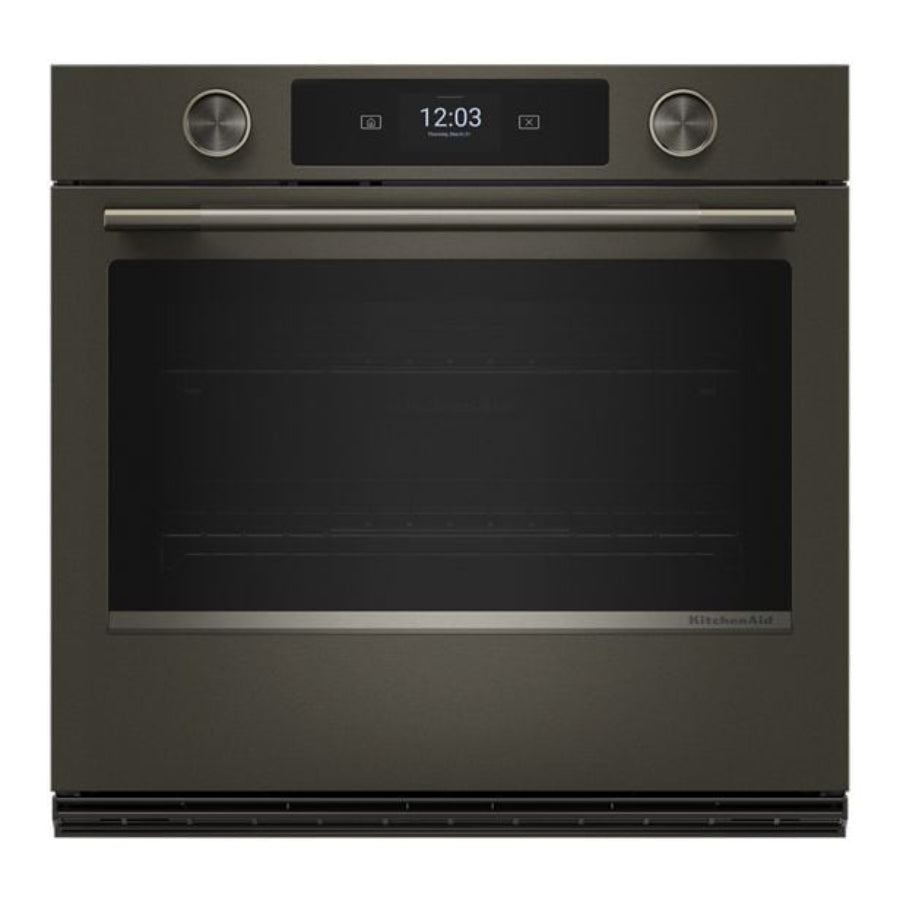 Horno Eléctrico Inteligente De Pared Con Modos De Cocción Asistida KitchenAid 30" Color Mineral negro