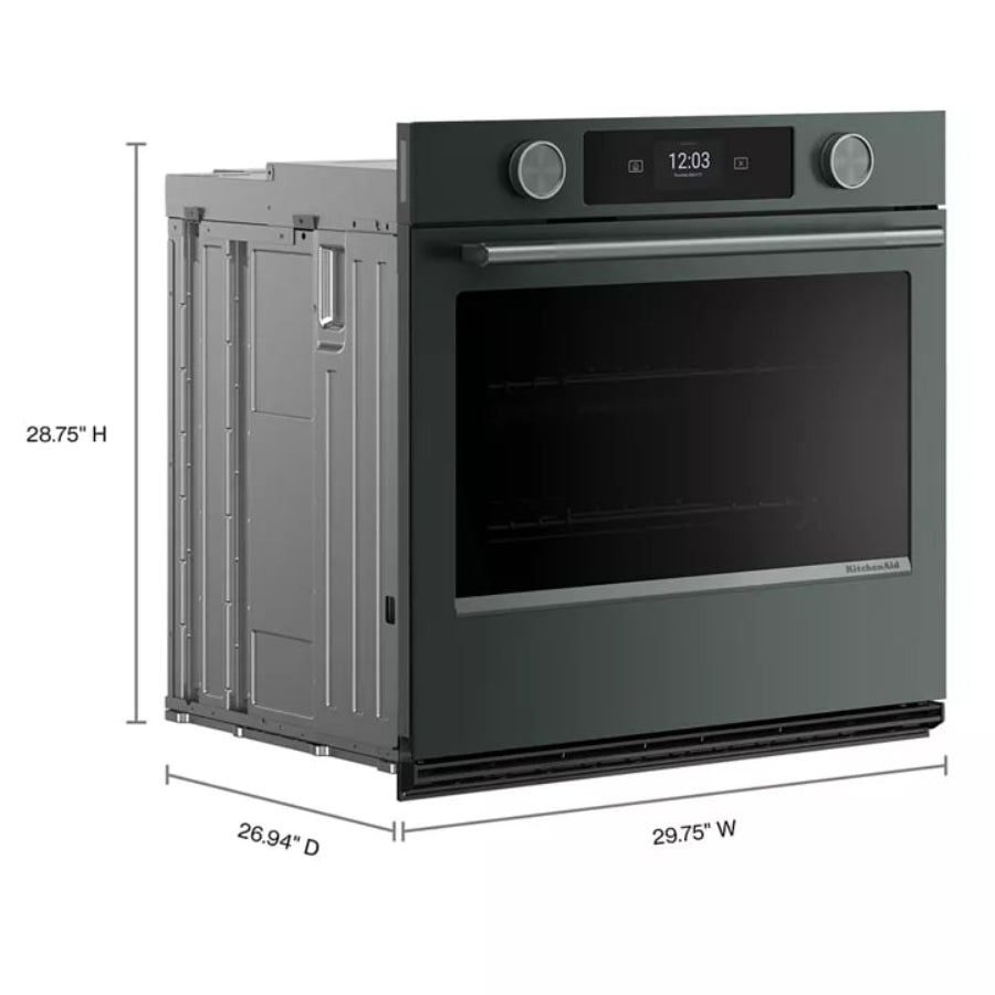 Horno Eléctrico Inteligente De Pared Con Modos De Cocción Asistida KitchenAid 30" Color Juniper