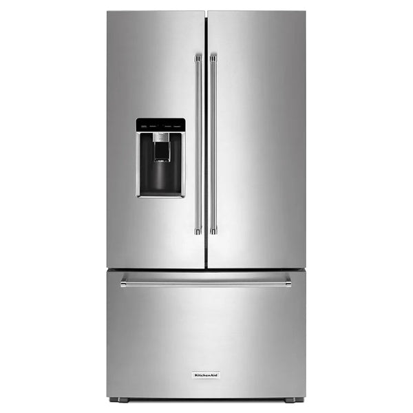 Refrigerador Kitchenaid Interior De Platino Con Puerta Francesa