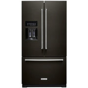 Refrigerador Puerta Francesa Con Dispensador Hielo y Agua Kitchenaid Color Negro 760Lts
