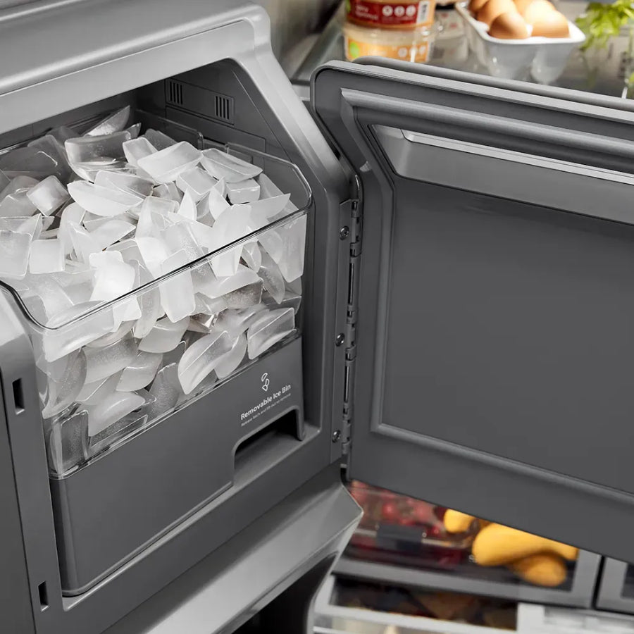 Refrigerador Puerta Francesa Con Dispensador Hielo y Agua Kitchenaid Color Negro 760Lts