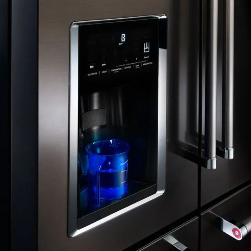 Refrigerador French Door Bottom Mount KitchenAid 729L Color Negro