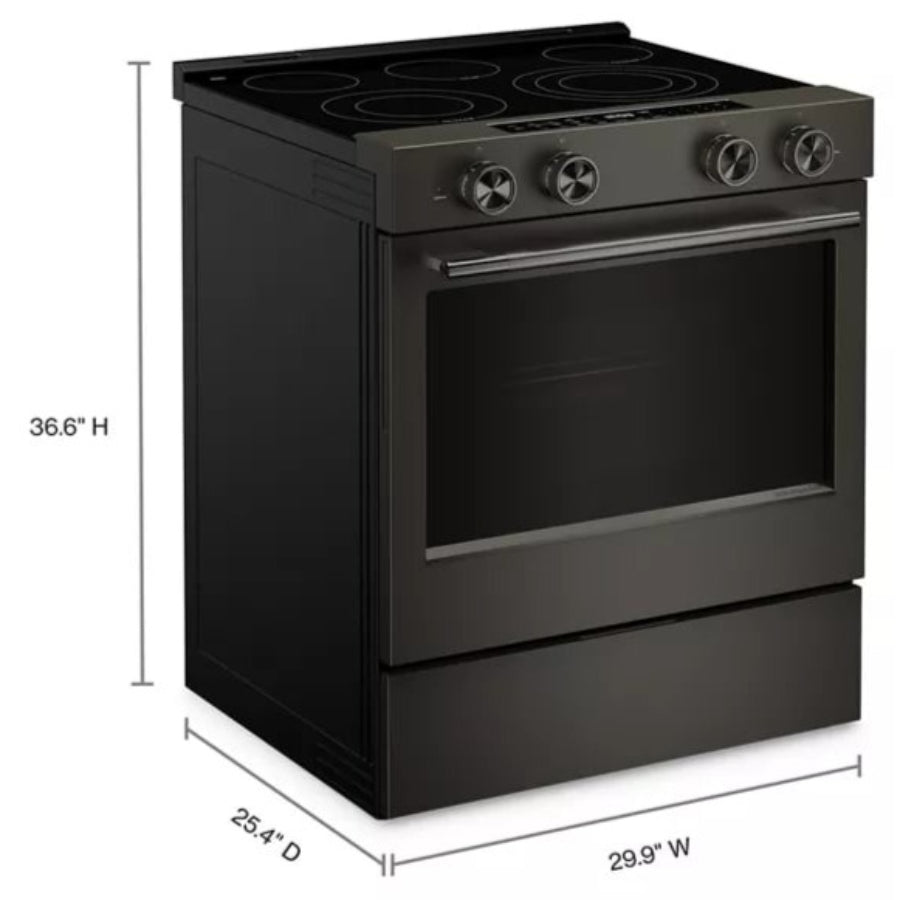 Estufa Eléctrica Inteligente Con Even-Heat™ Hyper y Modos De Cocción Por Convección KitchenAid 30"