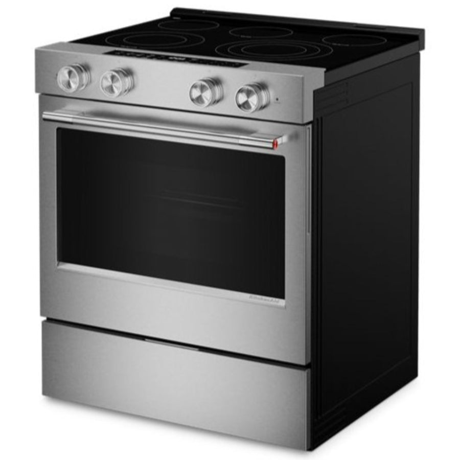 Estufa Eléctrica Inteligente Con Even-Heat™ Hyper y Modos De Cocción Por Convección KitchenAid 30"