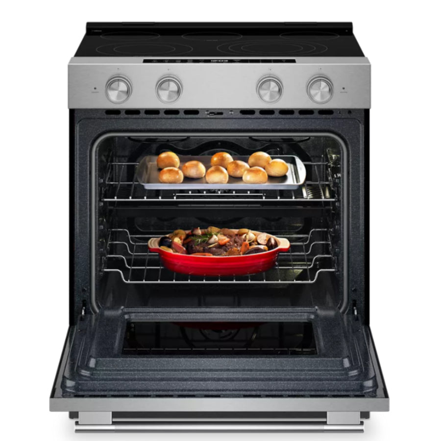 Estufa Eléctrica Inteligente Con Even-Heat™ Hyper y Modos De Cocción Por Convección KitchenAid 30"