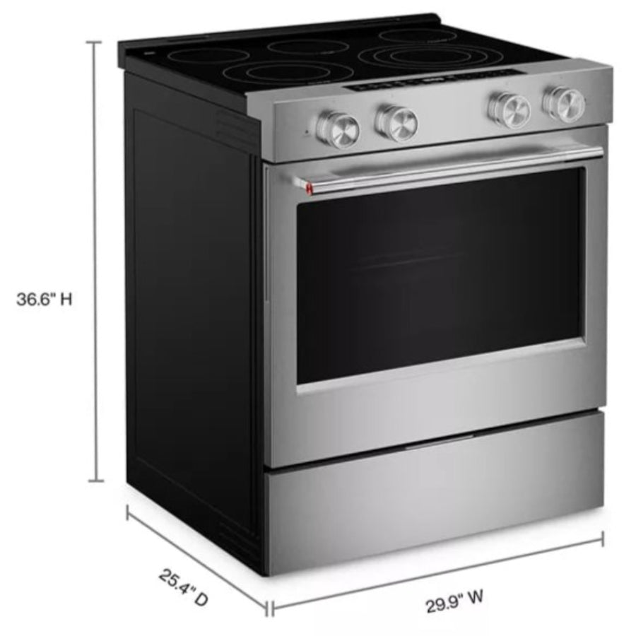 Estufa Eléctrica Inteligente Con Even-Heat™ Hyper y Modos De Cocción Por Convección KitchenAid 30"