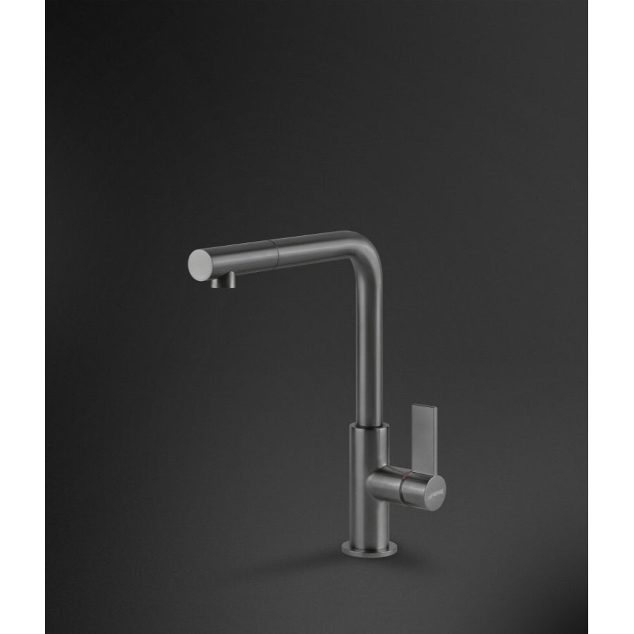 Grifo de cocina Mono mando Smeg Negro