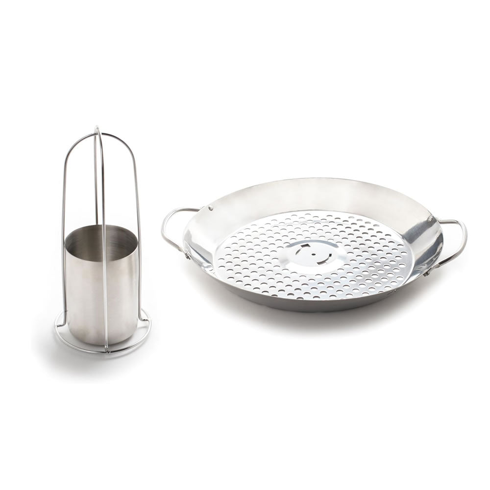 Wok 2 en 1 OUTSET Para Cocción De Aves QS56