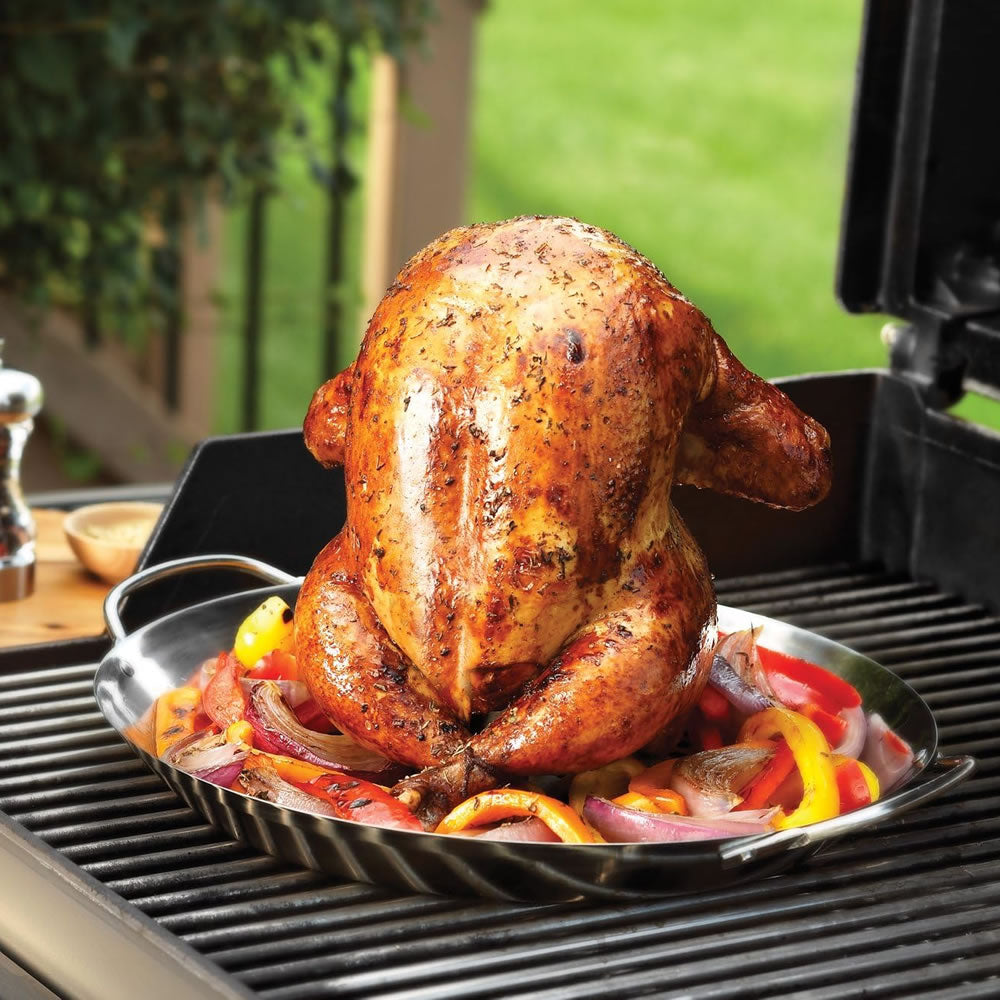 Wok 2 en 1 OUTSET Para Cocción De Aves QS56