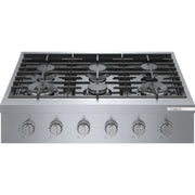 Estufa a gas Range top Serie 800 Bosch 90cm
