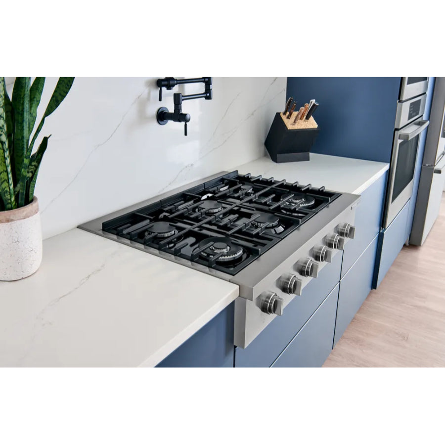 Estufa a gas Range top Serie 800 Bosch 90cm