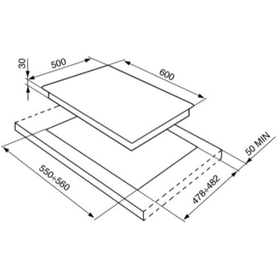 Estufa A Gas Smeg 60cm