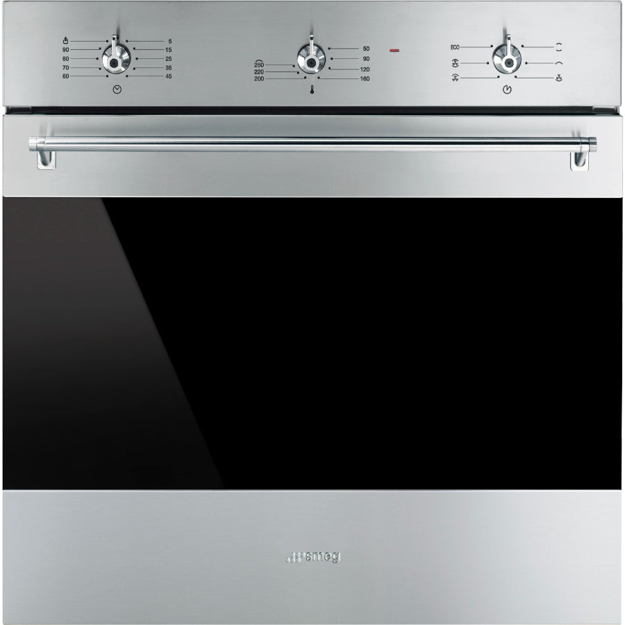 Combo Torre De Hornos, Horno Eléctrico Ventilado + Horno Microondas Con Tecnología Galileo, Smeg 60 cm
