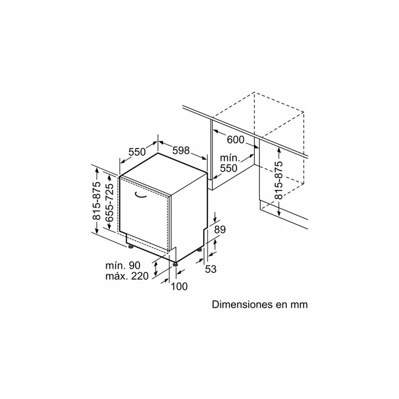 Lavavajillas Integrable Bosch Serie 4 - Nuevo Modelo