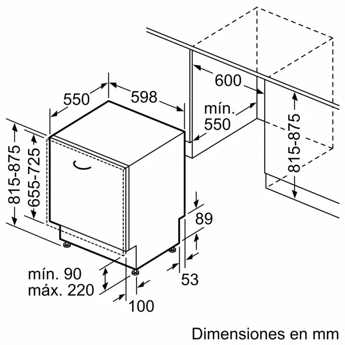 Lavavajillas Integrable Bosch Serie 4 - Nuevo Modelo