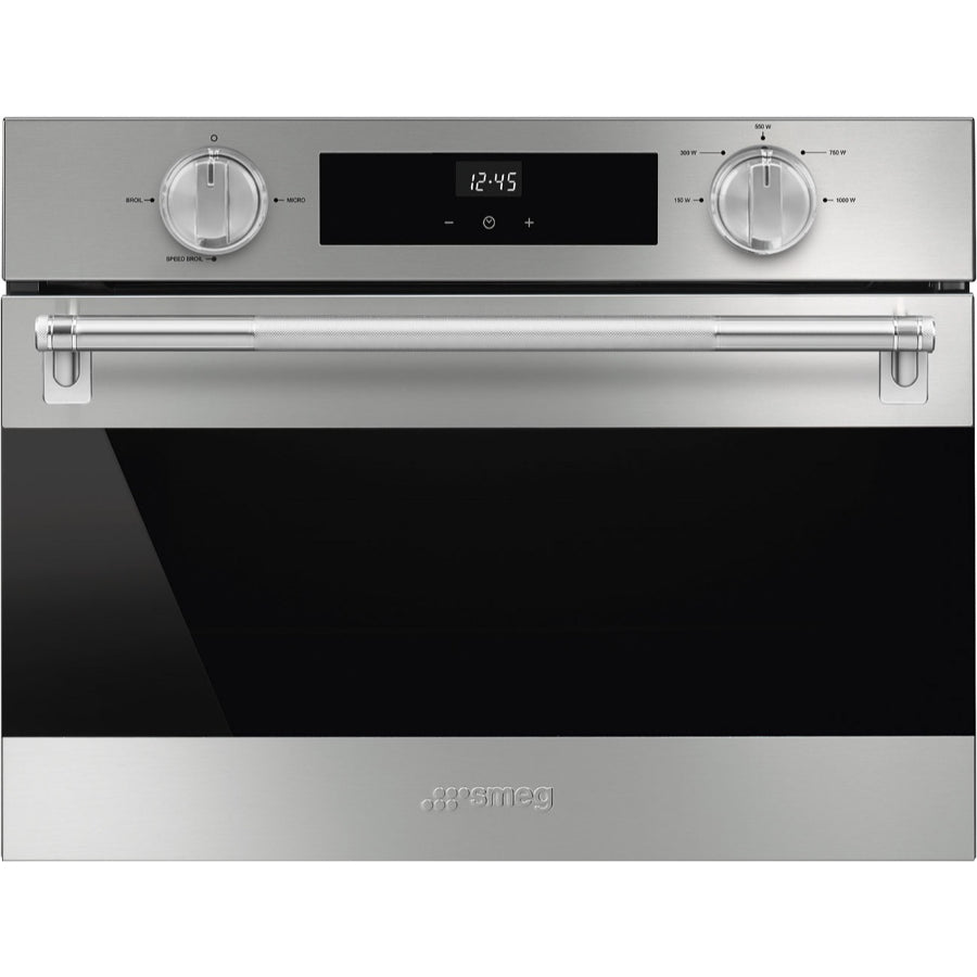 Horno Microondas Omnichef Linea Clasica Empotrable Smeg 45cm