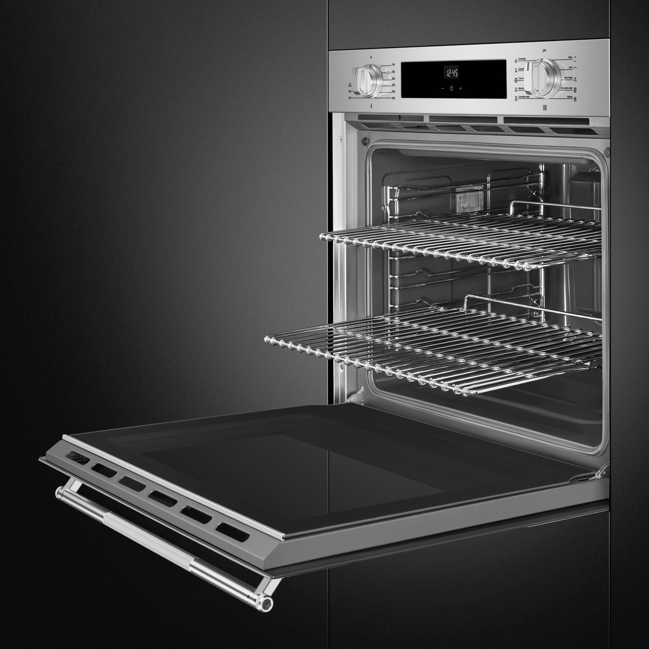 horno eléctrico empotrable Smeg línea Clásica 76cm