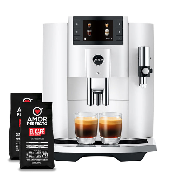 MAQUINA DE CAFE AUTOMATICA JURA E8 PIANO BLANCO - NUEVO MODELO