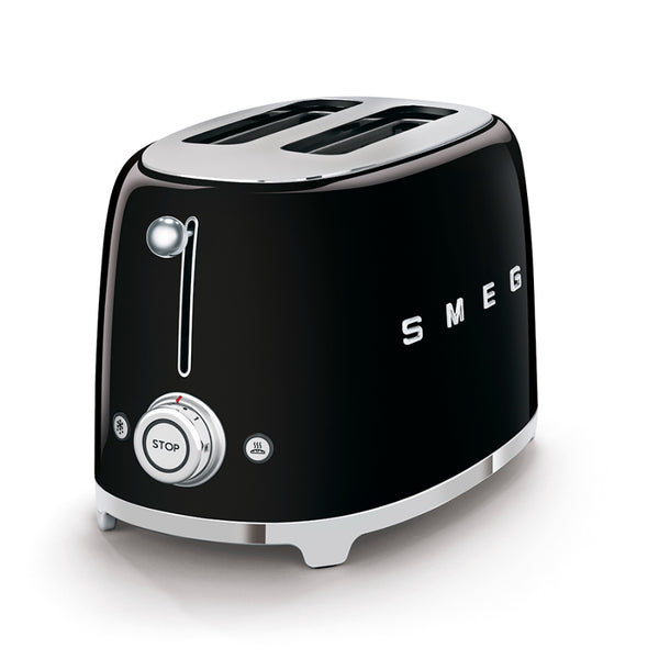 Tostadora Eléctrica Retro Smeg Color Negro