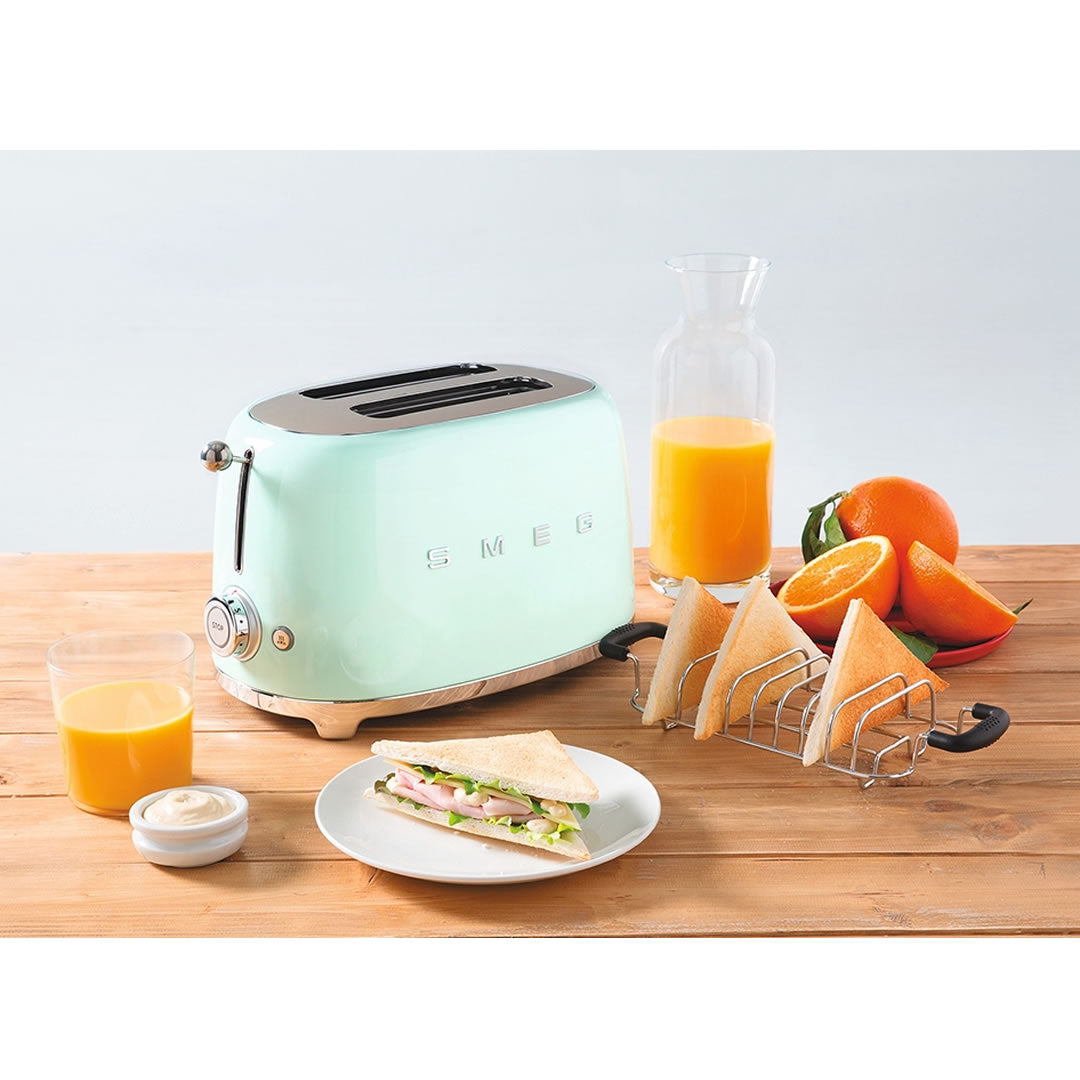 Tostadora Electrica Smeg Verde Pastel TSF01PGUS