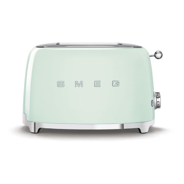 Tostadora Eléctrica Retro Smeg Color Verde Pastel