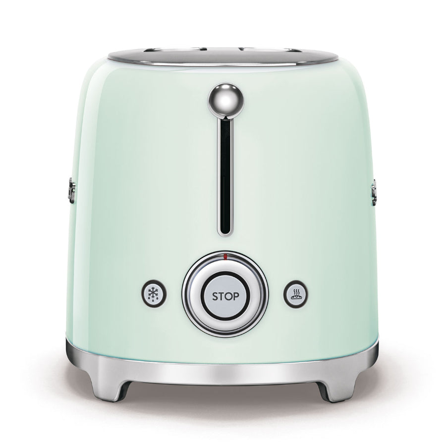 Tostadora Eléctrica Retro Smeg Color Verde Pastel