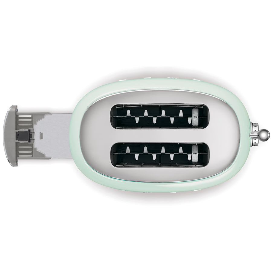 Tostadora Eléctrica Retro Smeg Color Verde Pastel