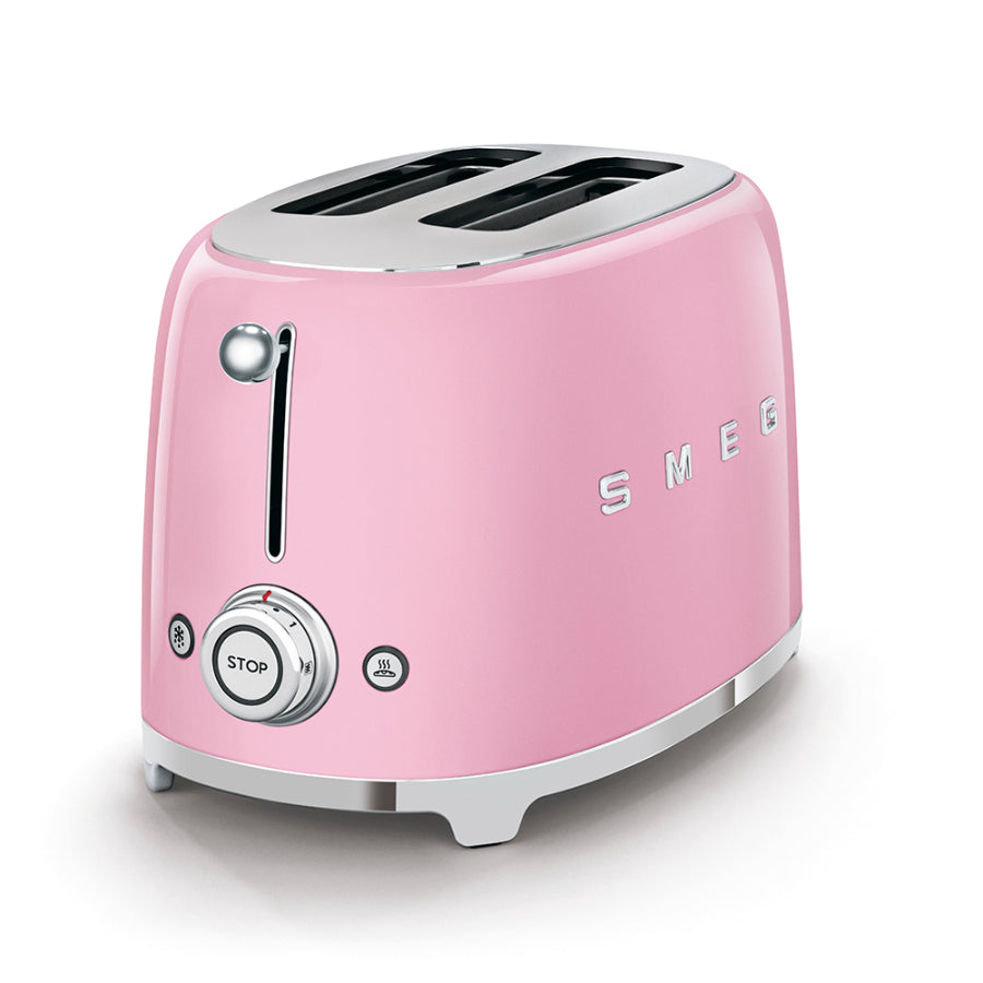 Tostadora Eléctrica Retro Smeg Color Rosa