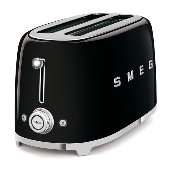 Tostadora Eléctrica Retro Smeg Color Negro - Nuevo Modelo