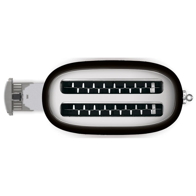 Tostadora Eléctrica Retro Smeg Color Negro - Nuevo Modelo