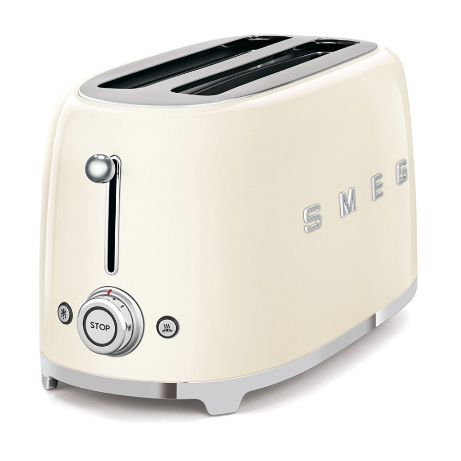 Tostadora Eléctrica Retro Smeg Color Crema - Nuevo Modelo