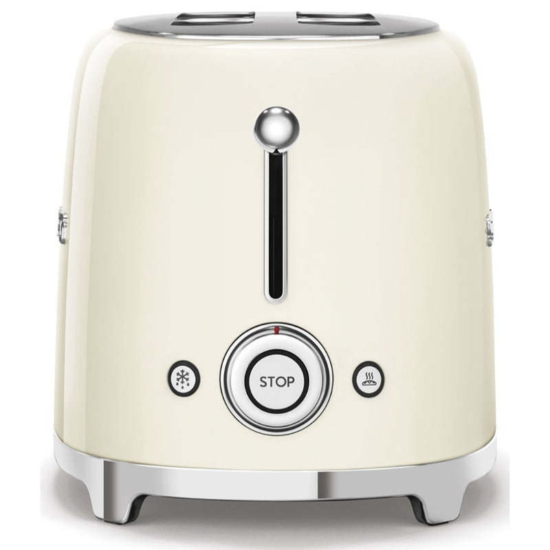 Tostadora Eléctrica Retro Smeg Color Crema - Nuevo Modelo
