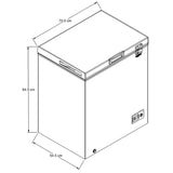 Congelador Horizontal Comercial Dual Cooling Whirlpool 141 Lts