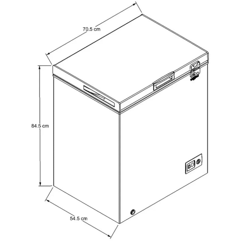 Congelador Horizontal Comercial Dual Cooling Whirlpool 141 Lts
