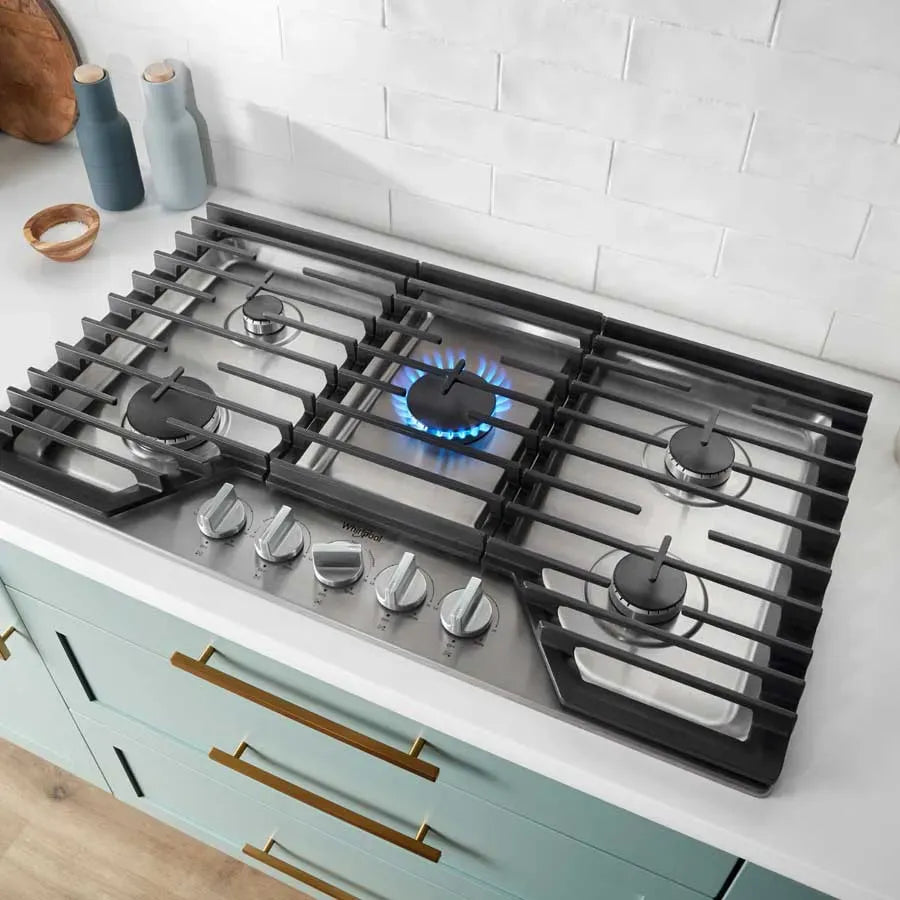 Encimera a Gas 5 Puestos Whirlpool 36"