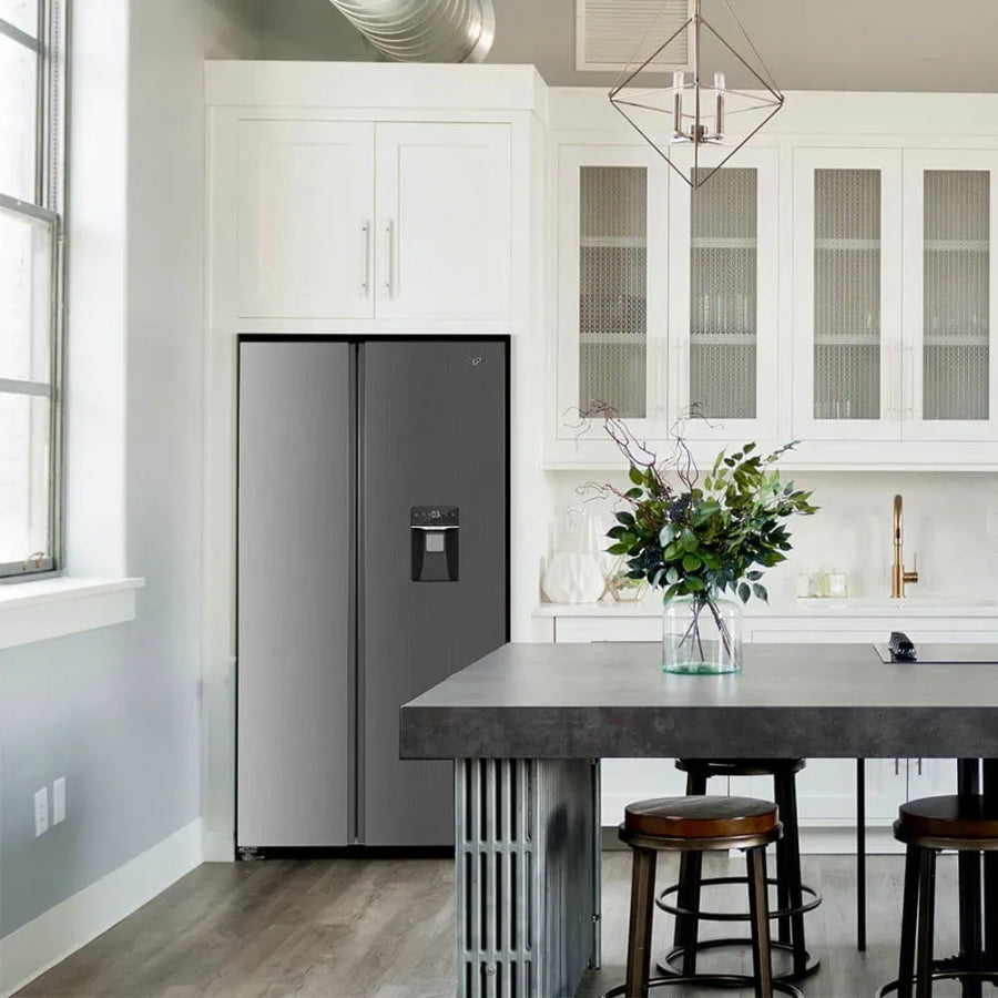 Refrigerador Side by Side Xpert Inverter con Dispensador De Agua Whirlpool 518Lts