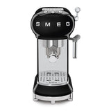 Combo de Máquina de Café Espresso Smeg Negro + Molino de Café Retro Smeg Crema