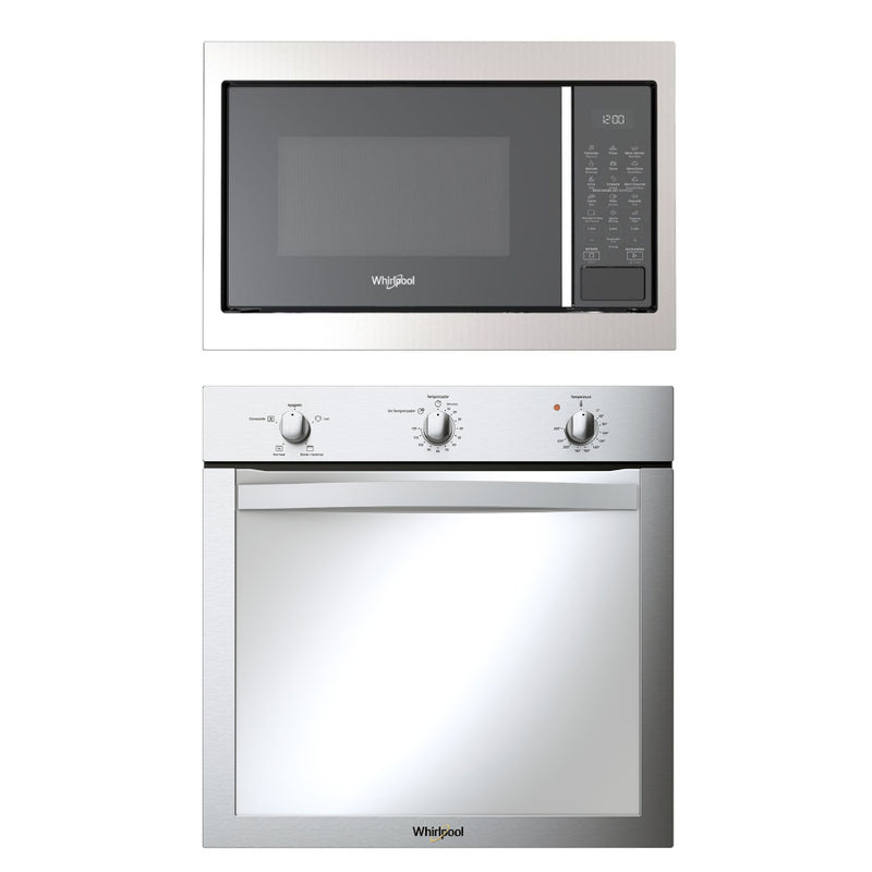 COMBO Whirlpool Horno ELÉCTRICO 24" + Microondas Whirlpool Con Trim Kit