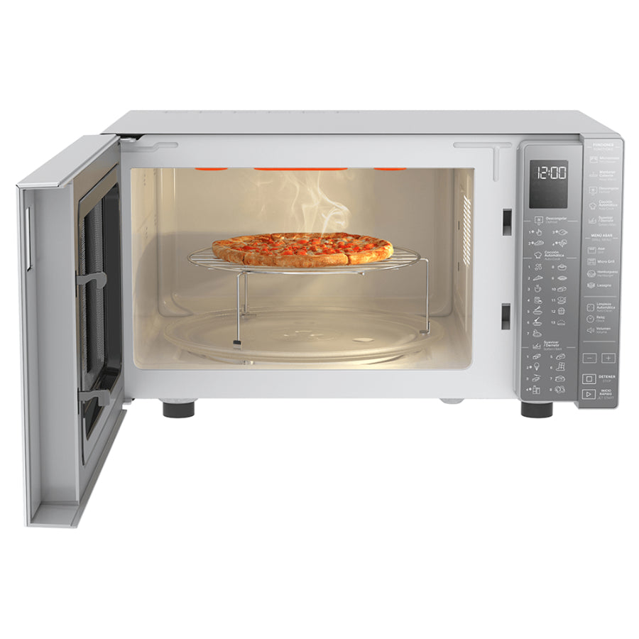 Microondas Con Función Grill Whirlpool Color Plata 30Lts