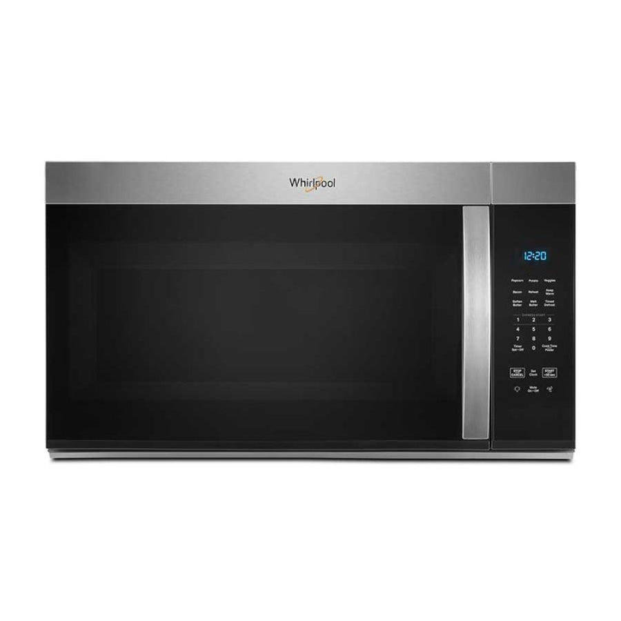 Microondas Con Campana y Funciones Automaticas Whirlpool 75cm Acabado Acero Inoxidable